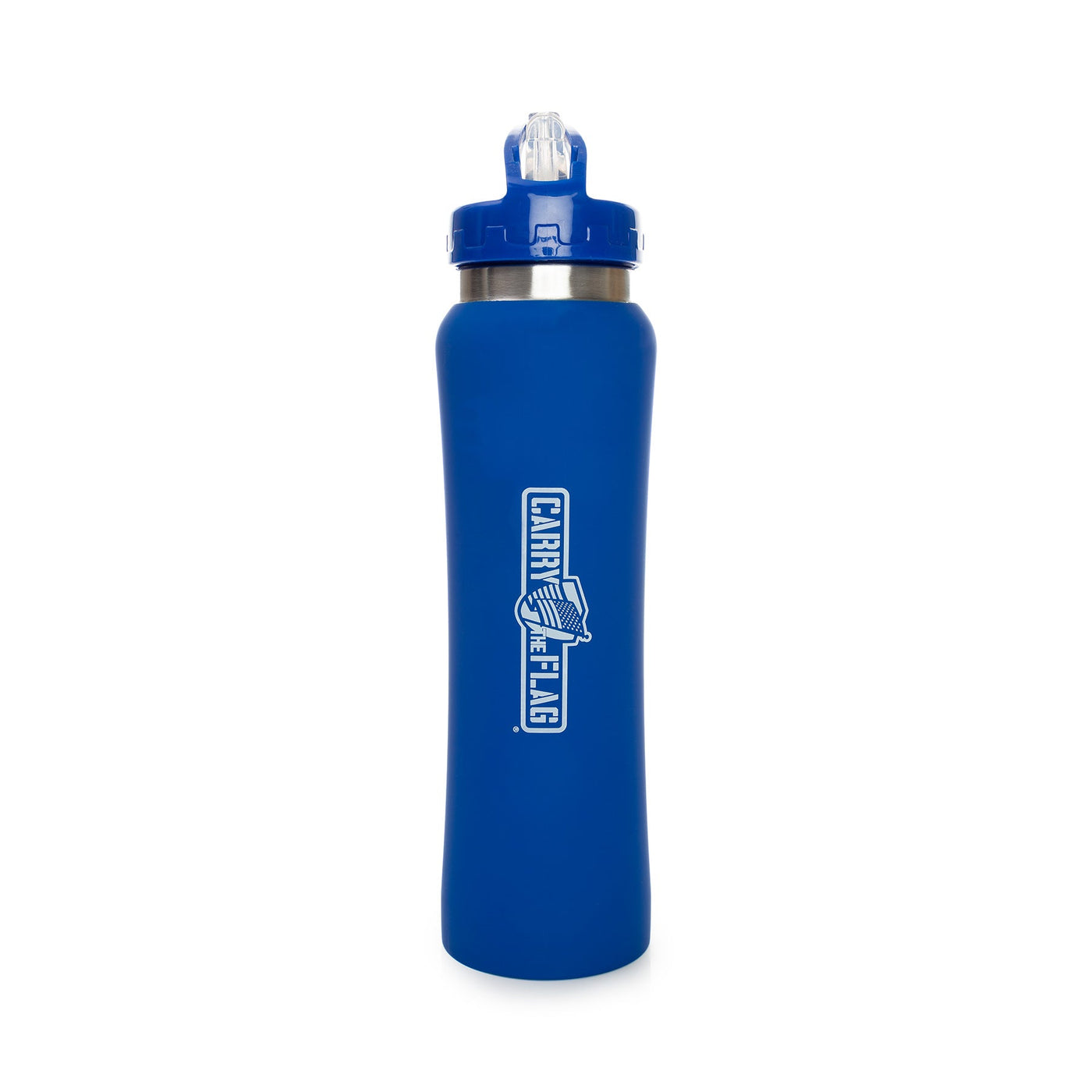 Carry The Flag Water Bottle with straw - Carry The Load Shop