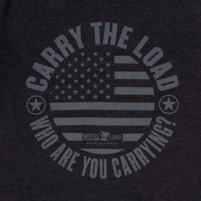 CTL Flag T-Shirt - Black/Silver - Carry The Load Shop