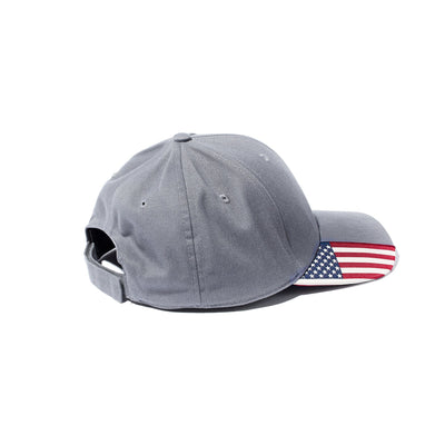 Flag Brim Cap - Grey - Carry The Load Shop