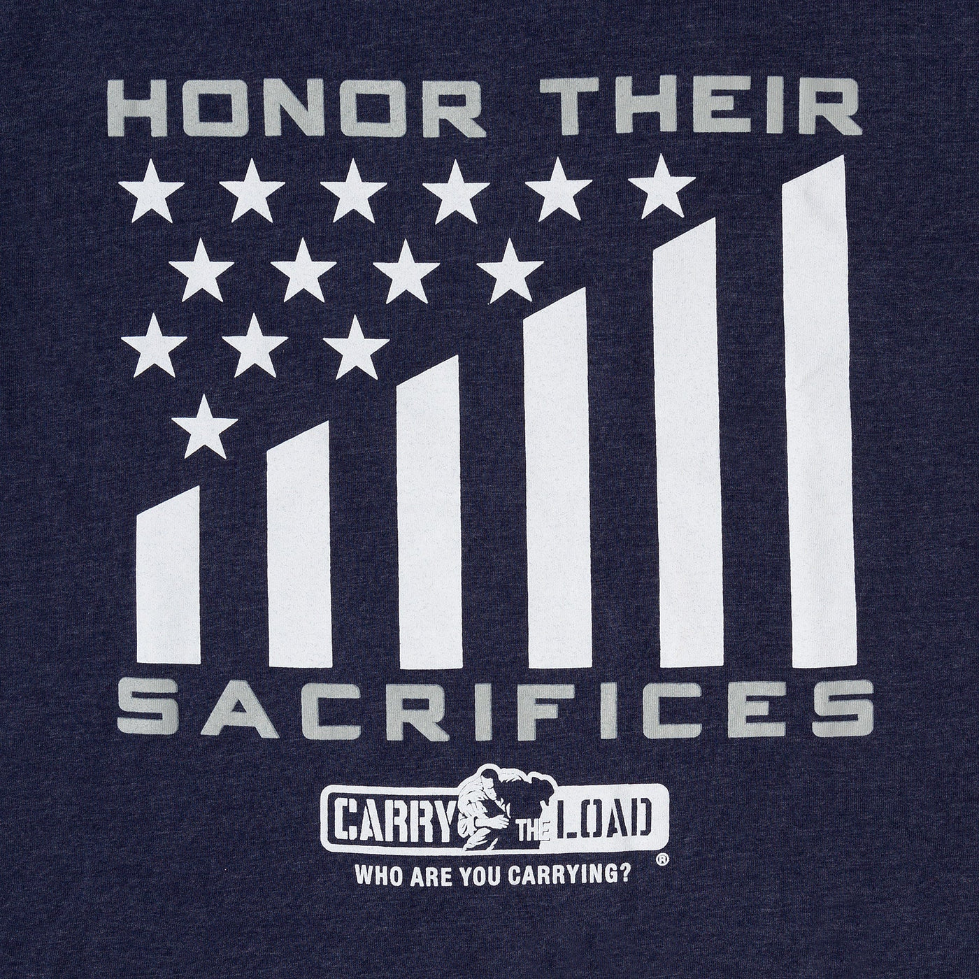 Honor Their Sacrifices T-Shirt - Navy - Carry The Load Shop