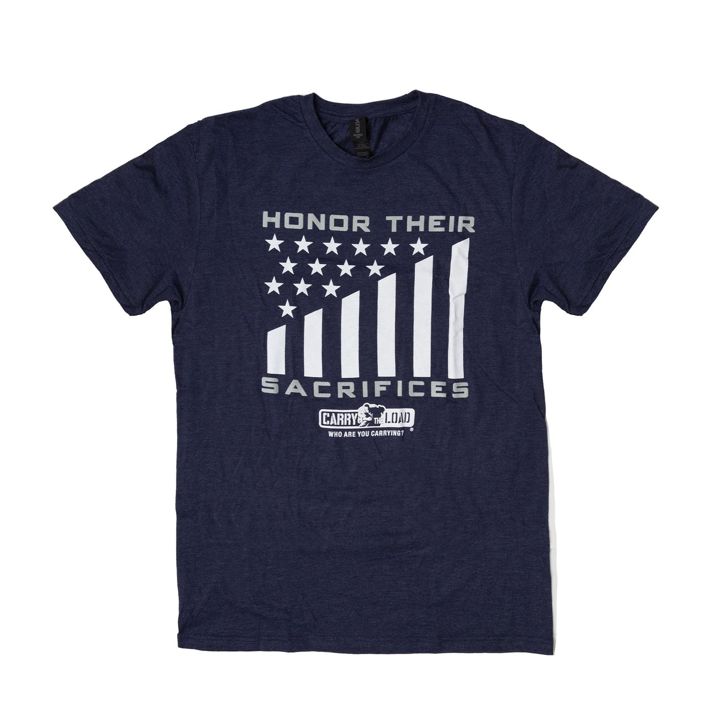 Honor Their Sacrifices T-Shirt - Navy - Carry The Load Shop