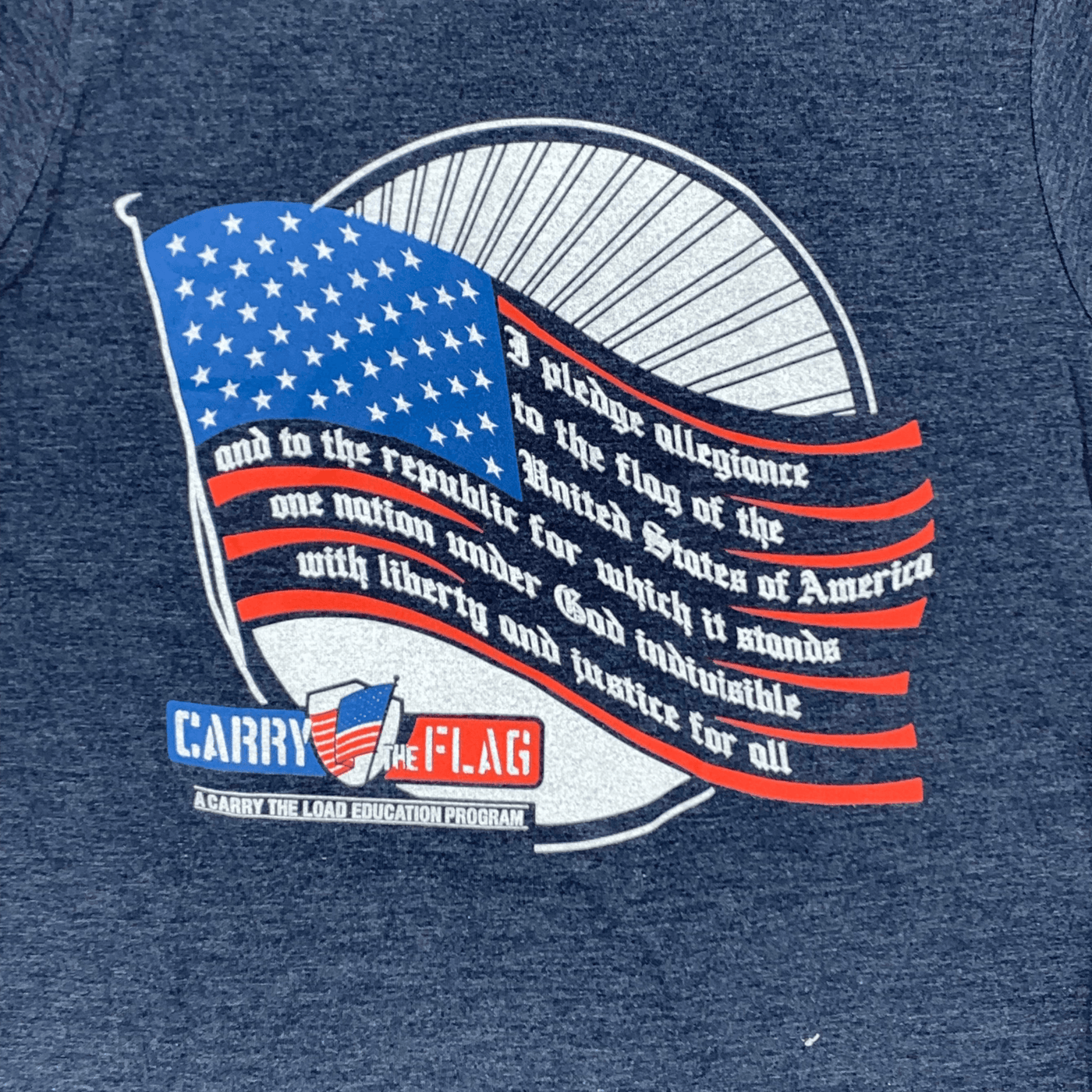 Pledge of Allegiance T-Shirt Youth - Carry The Load Shop