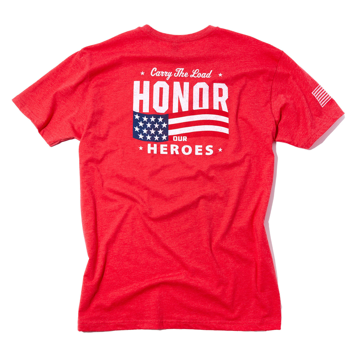 Patriotic Waving American Flag T-Shirt - Adult