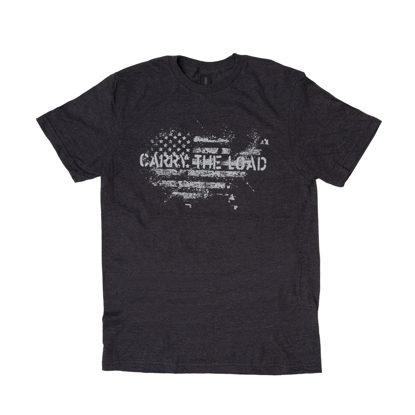 USA Map T-Shirt - Black - Carry The Load Shop