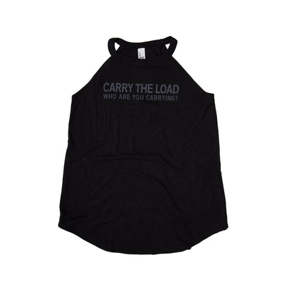 Women's Rocker Tank Top-Black Frost - Carry The Load Shop