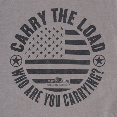 Youth CTL Flag T-Shirt - Gray - Carry The Load Shop