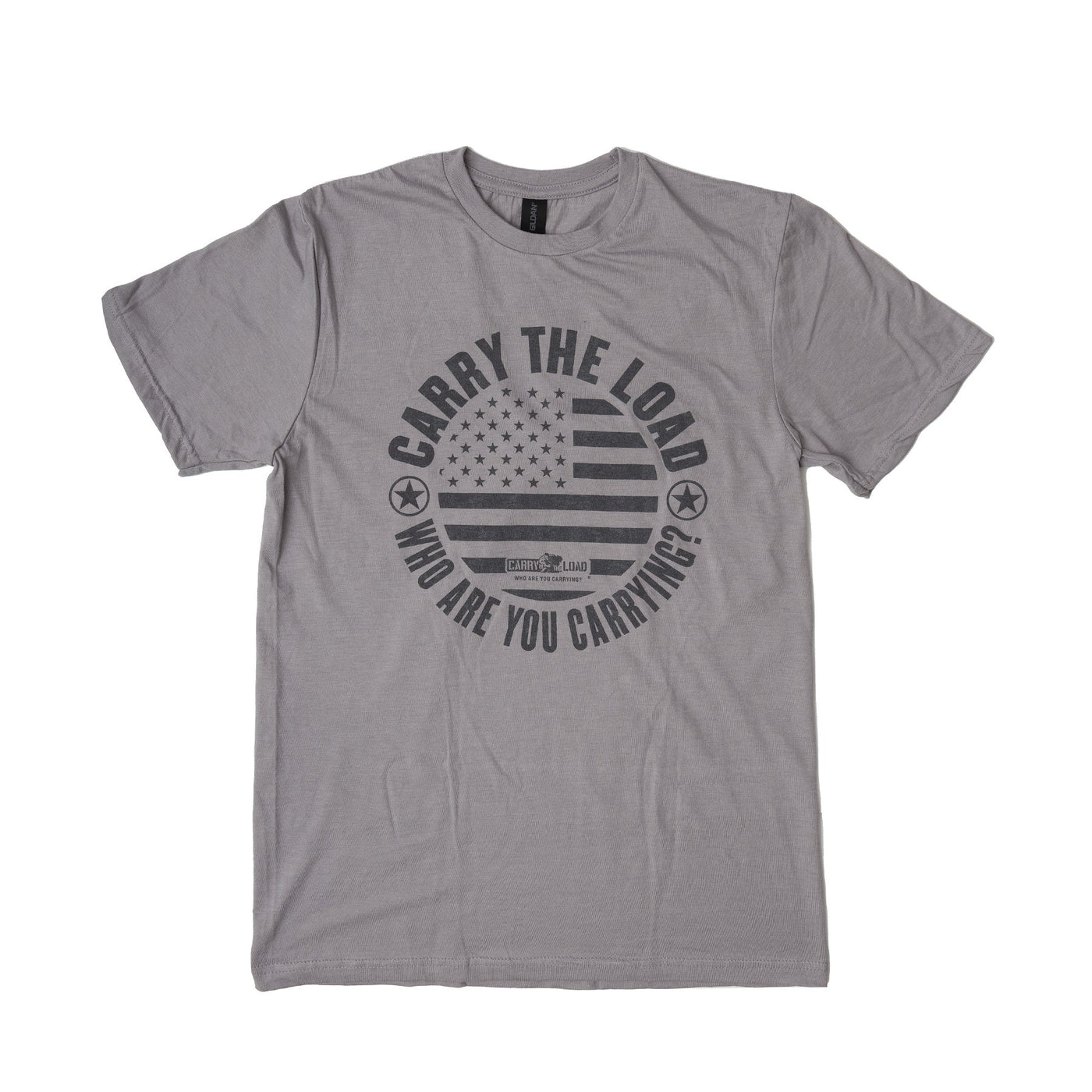 Youth CTL Flag T-Shirt - Gray - Carry The Load Shop