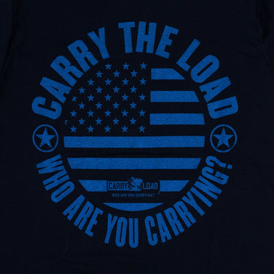 Youth CTL Flag T-Shirt - Navy Blue - Carry The Load Shop